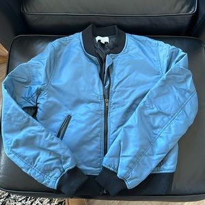 Women’s blue bomber jacket